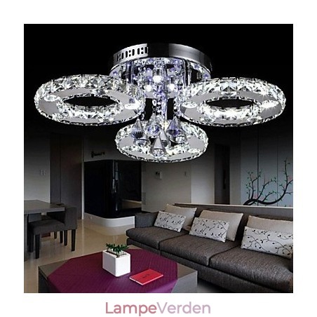 Moderne moderne krystal krom metal flush Mount Moderne moderne krystal krom metal flush Mount