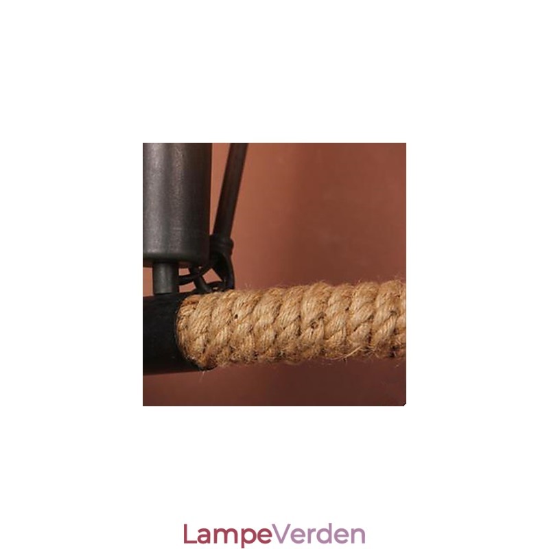 Samlet altan Trappelampe Halvcirkel Hamp Rope Væglampe