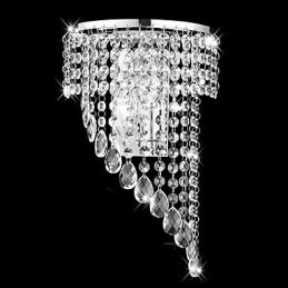 Crystal Flush Mount væglamper Modern Contemporary Metal