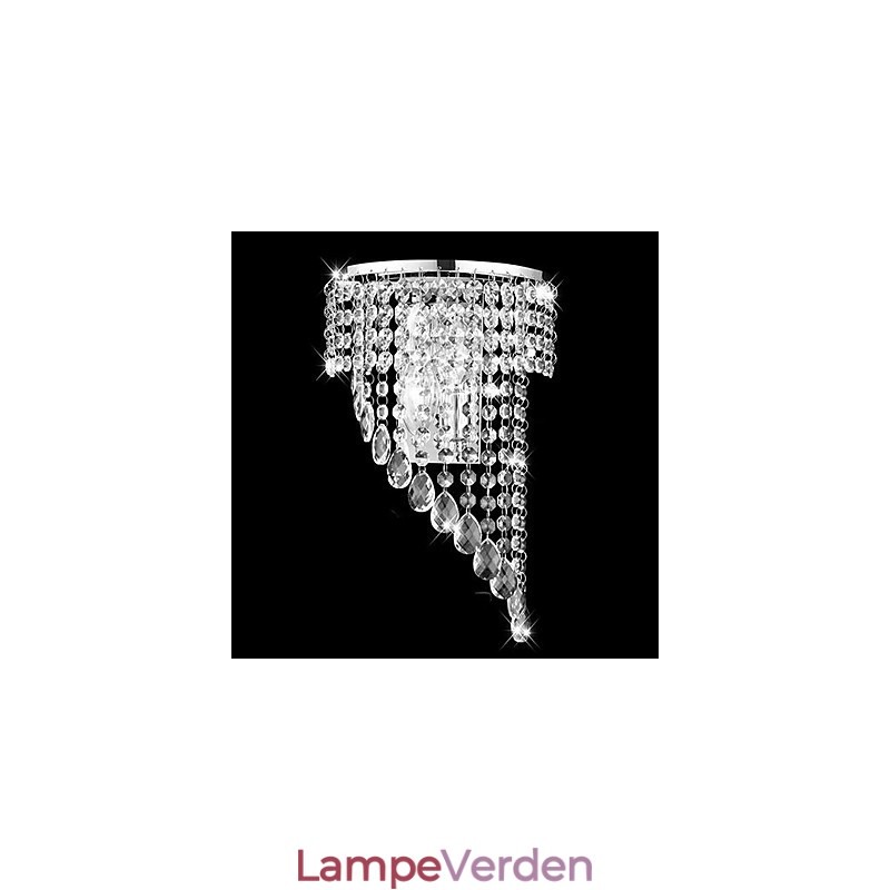 Crystal Flush Mount væglamper Modern Contemporary Metal