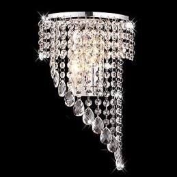 Crystal Flush Mount væglamper Modern Contemporary Metal