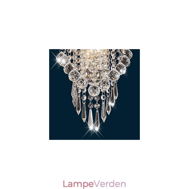Krystal Flush Mount væglamper Modern Contemporary Metal
