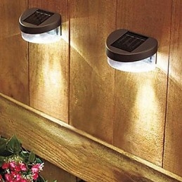Hvidt lys Solar Light Path Væg Landskab Mount Have Hegn Light