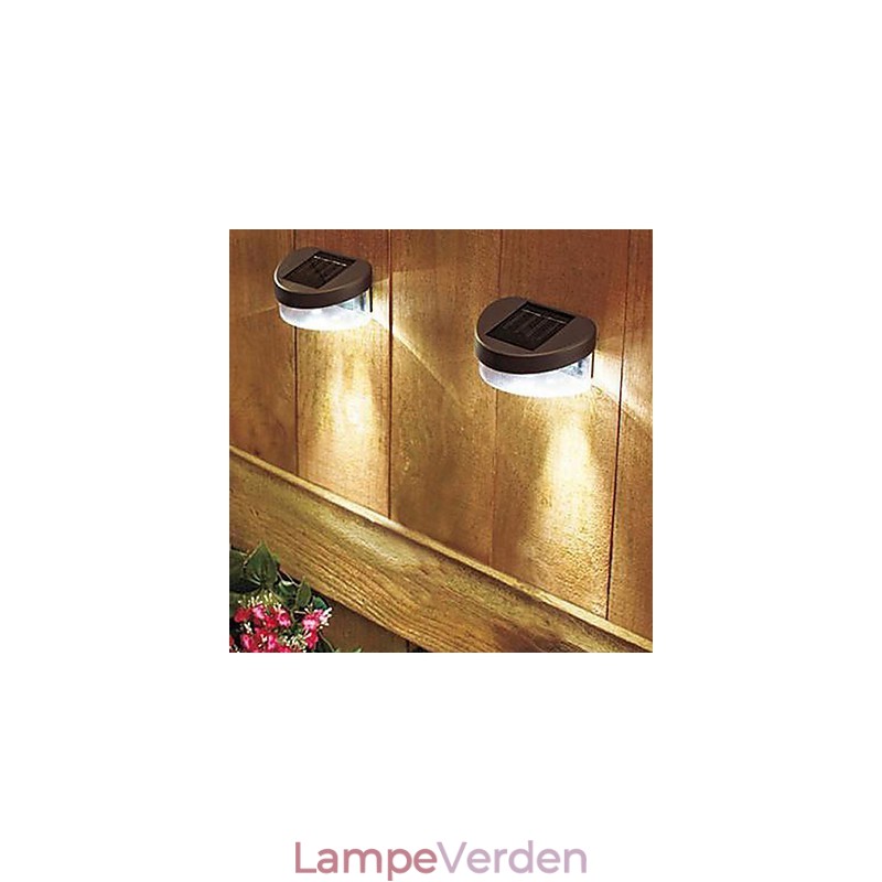Hvidt lys Solar Light Path Væg Landskab Mount Have Hegn Light