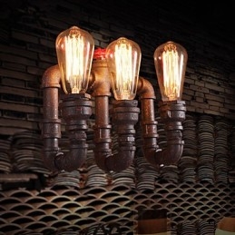 Væglamper Mini Style Rustik Lodge Metal