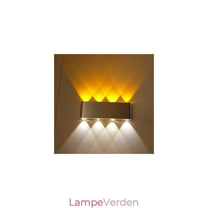 Multi T Farvetemperaturlampe Creative Bar Model Væglampetter Metal 85 265V