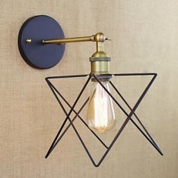 Amerikansk soveværelse udsmykning væglampe smedejern trappe lampe korridor korridor proces