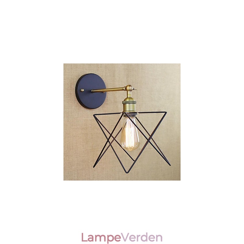 Amerikansk soveværelse udsmykning væglampe smedejern trappe lampe korridor korridor proces