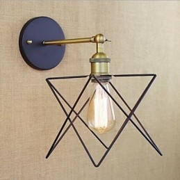 Amerikansk soveværelse udsmykning væglampe smedejern trappe lampe korridor korridor proces