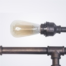 Vintage industriel væglampe Badeværelse Køkken Spisestue Pipe Edison Light Luksus Spisestue Bar Sconces Lamparas FJ DB2 014A0
