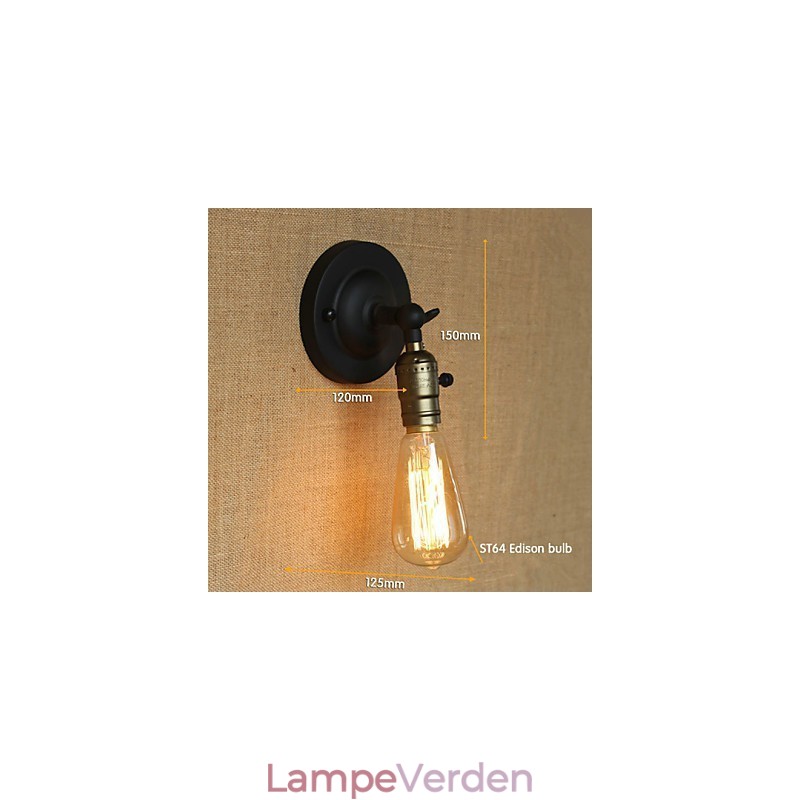 Edison Light Bulb Aisle Retro Minimalistisk Bedside Aisle Cafe Terrace Channel Mini Wall Sconce