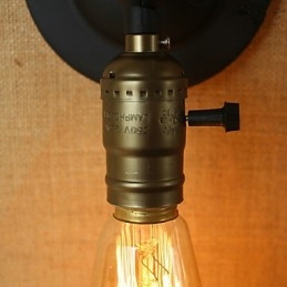 Edison Light Bulb Aisle Retro Minimalistisk Bedside Aisle Cafe Terrace Channel Mini Wall Sconce