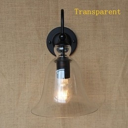 Amerikansk Landdistrikter Pastoral Minimalistisk Stue Gang Dekoreret Glasvæg Sconce
