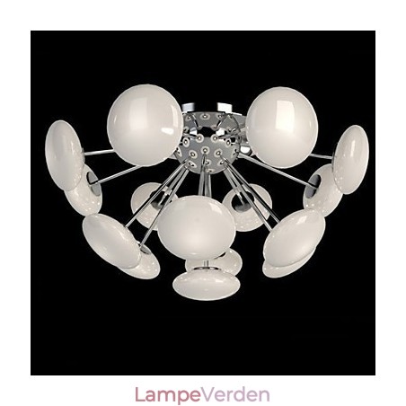 ModernYestaurant Lampe Enkel cirkulær glas kunst pendel europæisk stil