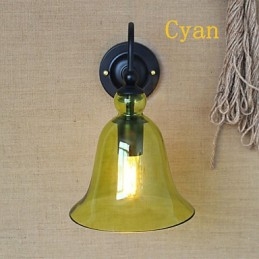 Amerikansk Landdistrikter Pastoral Minimalistisk Stue Gang Dekoreret Glasvæg Sconce