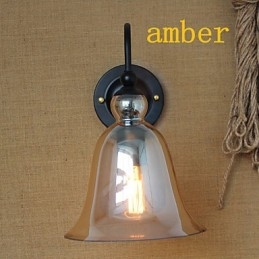 Amerikansk Landdistrikter Pastoral Minimalistisk Stue Gang Dekoreret Glasvæg Sconce