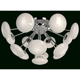 ModernYestaurant Lampe Enkel cirkulær glas kunst pendel europæisk stil