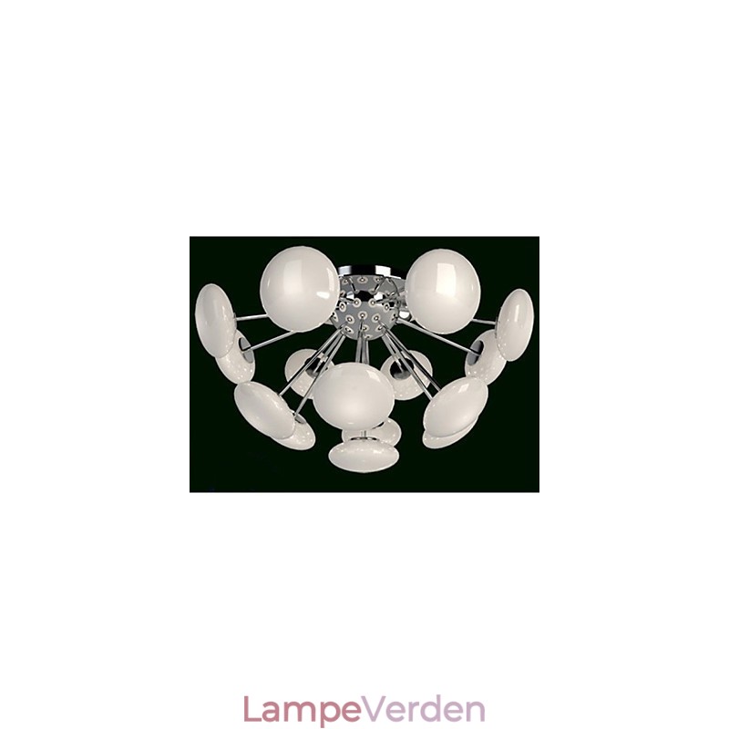 ModernYestaurant Lampe Enkel cirkulær glas kunst pendel europæisk stil