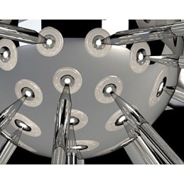 ModernYestaurant Lampe Enkel cirkulær glas kunst pendel europæisk stil