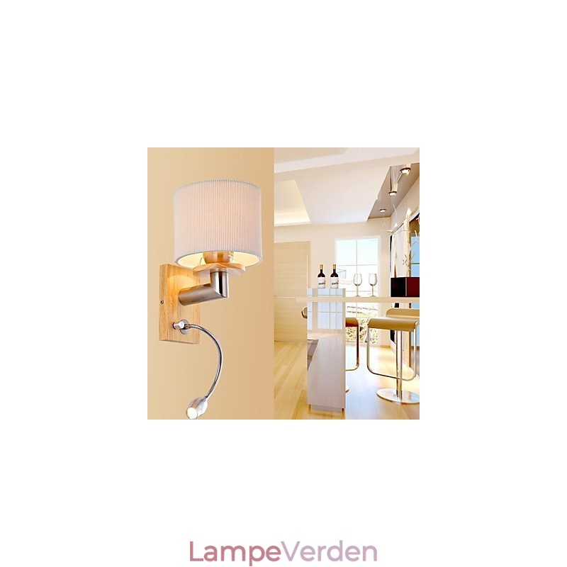 Væglampe One Light med læselys