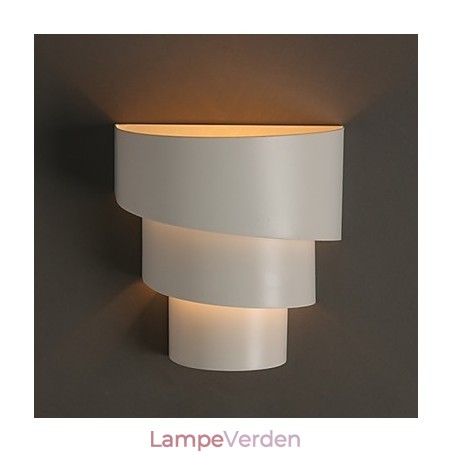 Lille konkylie tegneserie væglampe smedejern fakkel form af hovedet på en seng lyser