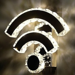 WIFI Krystal Væglamper Krystal Moderne Moderne Seng Living Hotel Metal