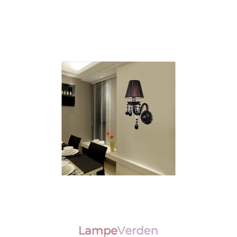 Krystal stearinlys væglamper Moderne moderne glas
