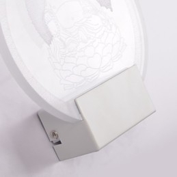 Akryl væglampe PVC-lampe Light Chip Modern Contemporary Metal