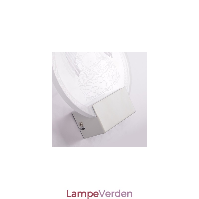 Akryl væglampe PVC-lampe Light Chip Modern Contemporary Metal