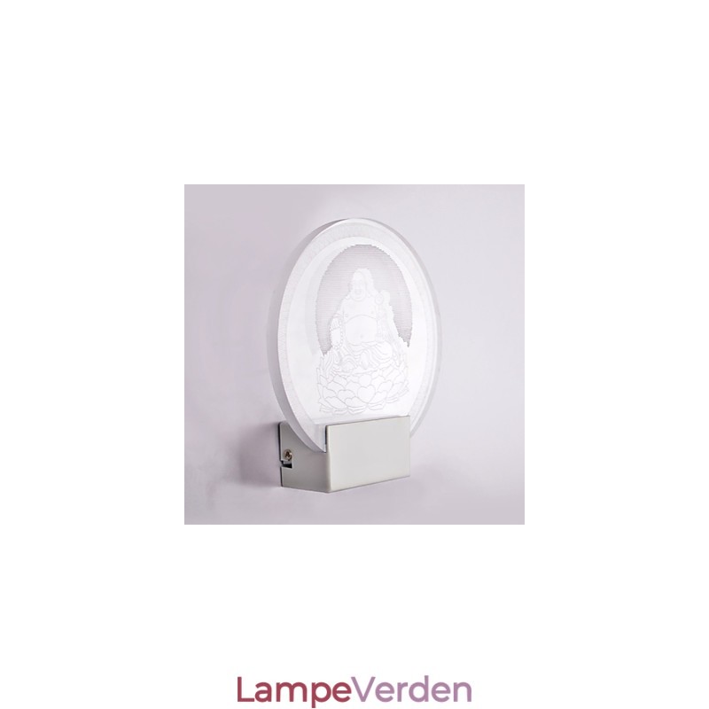 Akryl væglampe PVC-lampe Light Chip Modern Contemporary Metal
