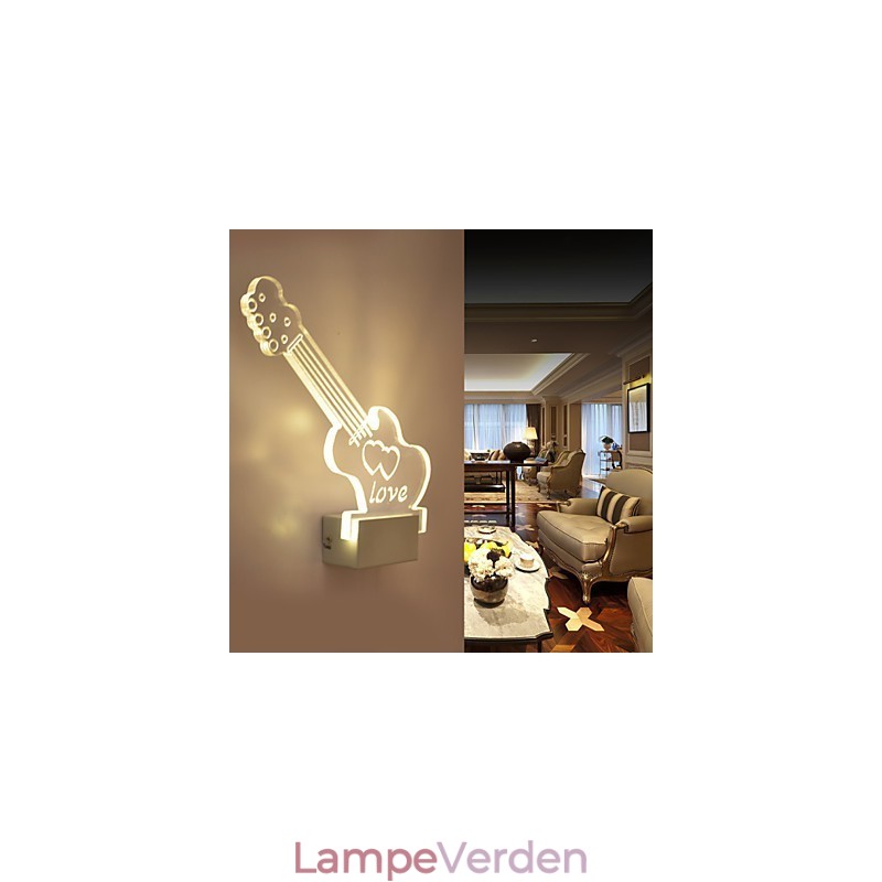 Akryl Væglampe PVC Lampe Lys Moderne Moderne Metal