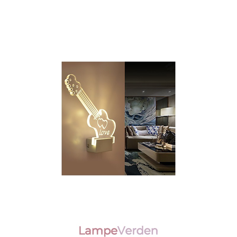 Akryl Væglampe PVC Lampe Lys Moderne Moderne Metal