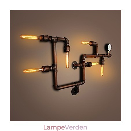 Væglampe Væglamper 6 lys Bronzefinish Industriel stil Rustik Lodge Metal Væglampe Væglamper 6 lys Bronzefinish Industriel stil Rustik Lodge Metal