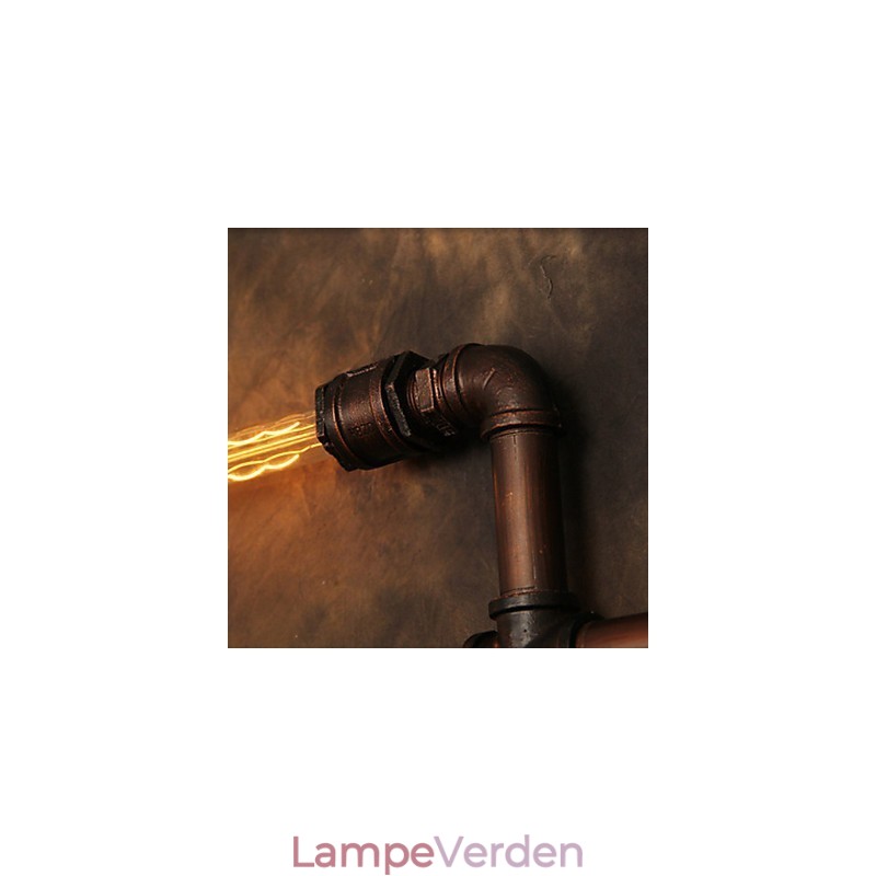 Væglampe Væglamper 6 lys Bronzefinish Industriel stil Rustik Lodge Metal