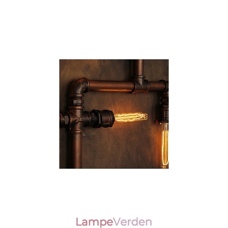 Væglampe Væglamper 6 lys Bronzefinish Industriel stil Rustik Lodge Metal