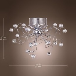 Lysekrone Krystal Moderne Design Living 9 Lights