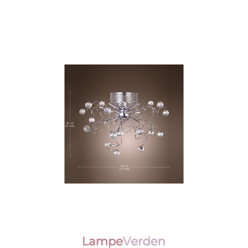 Lysekrone Krystal Moderne Design Living 9 Lights