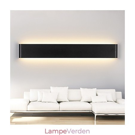 Moderne Væglamper Lys Indendørs Sort Hvid 72cm Moderne Væglamper Lys Indendørs Sort Hvid 72cm