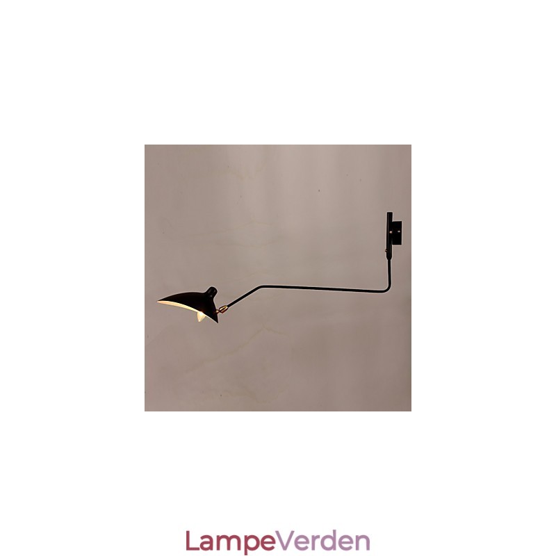 Loft Amercian Countryside Freely Wall Lights Vintage Sengekant Lang Mekanisk Arbejdsstudie Lampe Til Indendørs