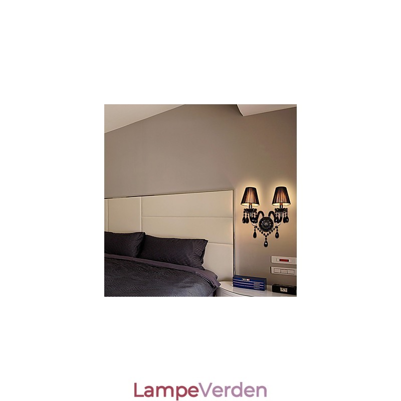 Krystal stearinlys væglamper Moderne moderne glas