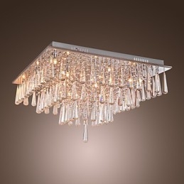Moderne moderne Crystal Others Flush Mount