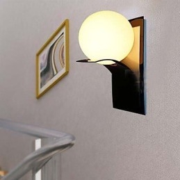 Badeværelse Væglampe Moderne Globe Metal Glas galvanisering