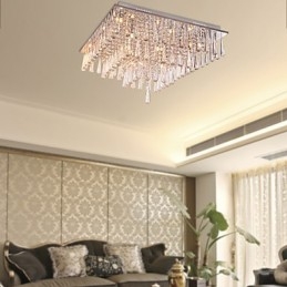Moderne moderne Crystal Others Flush Mount
