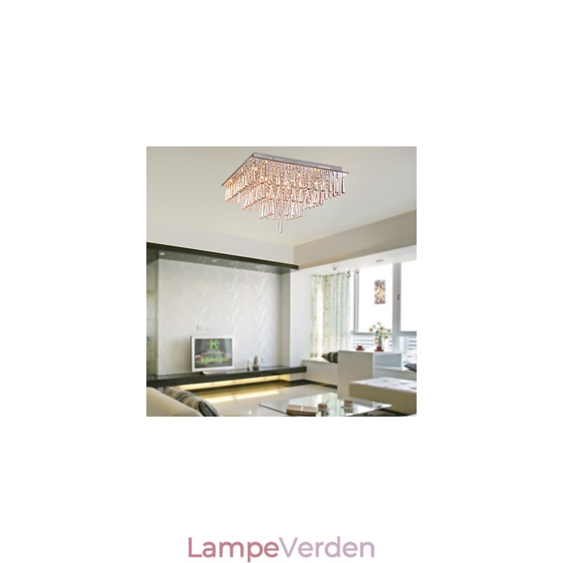 Moderne moderne Crystal Others Flush Mount