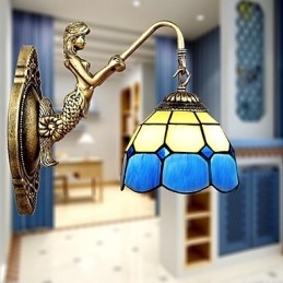 Europa Type Restoring Ancient Ways Væglampe Creative Mediterranean Glass Lights