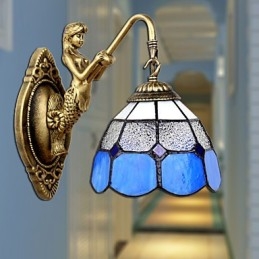 Europa Type Restoring Ancient Ways Væglampe Creative Mediterranean Glass Lights