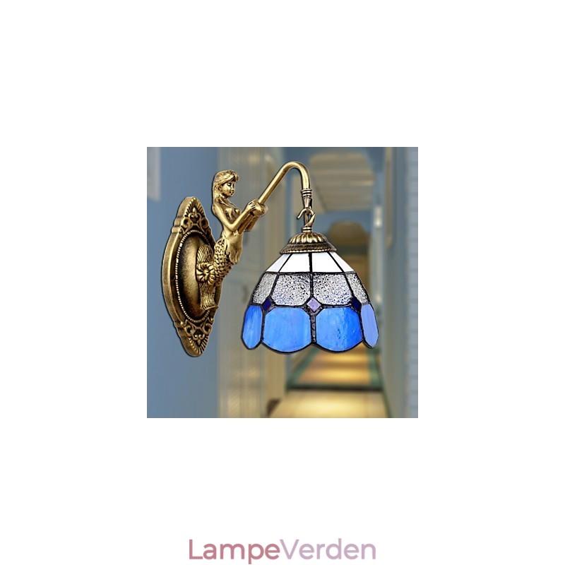 Europa Type Restoring Ancient Ways Væglampe Creative Mediterranean Glass Lights