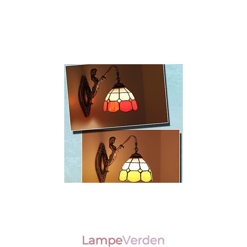 Europa Type Restoring Ancient Ways Væglampe Creative Mediterranean Glass Lights