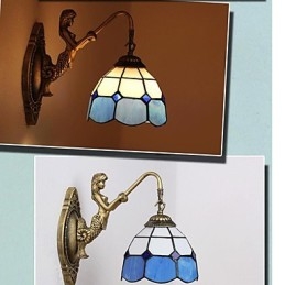 Europa Type Restoring Ancient Ways Væglampe Creative Mediterranean Glass Lights