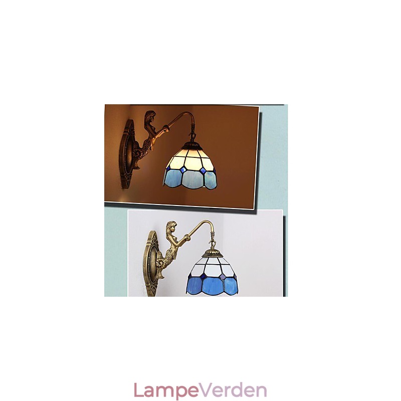 Europa Type Restoring Ancient Ways Væglampe Creative Mediterranean Glass Lights